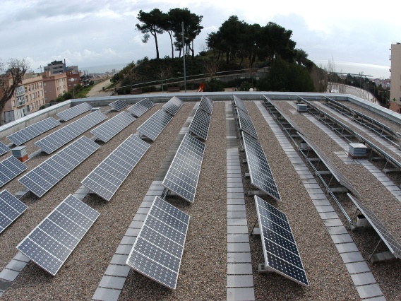 Plamta fotovoltaica al diposit de Rocablanca