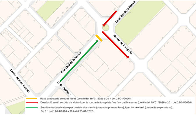 Plànol del Camí Ral