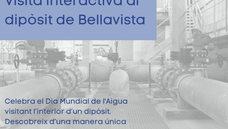 Cartell visita interactiva dipòsit de Bellavista